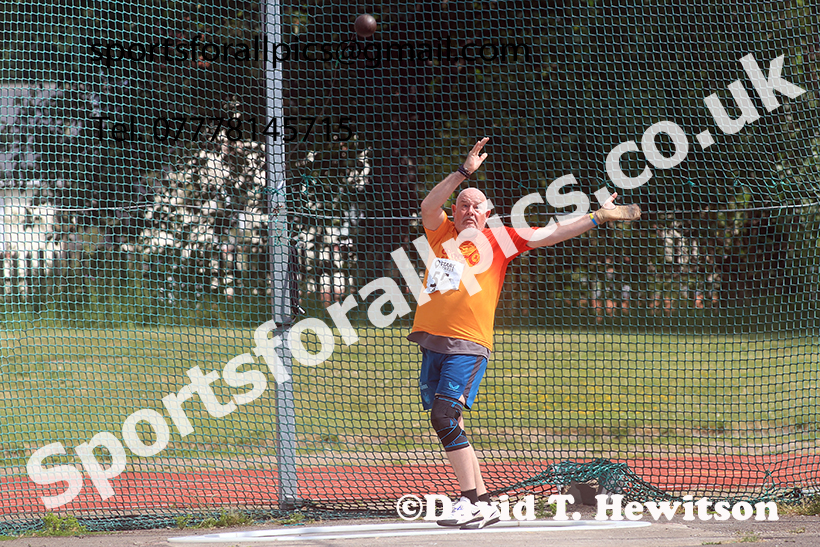 Hammer, 2025 NEMAA Track and Field, Monkton. Photo: David T. Hewitson/Sports for All Pics
